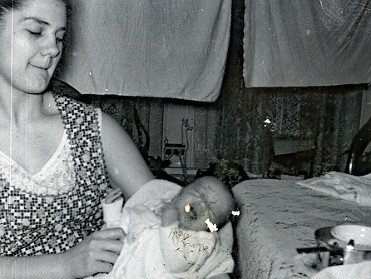 19560701a Burnham Birthday Newborn July Pamela Irene And Family