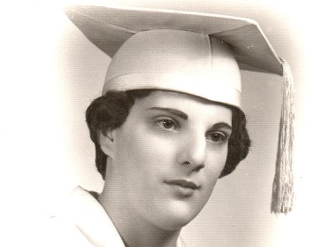 19560900a Pelletier School Ruthie High School Graduation