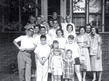 19570115a Budzyn Burnham Dyrval Gazley Birthday Bonnie 53rd