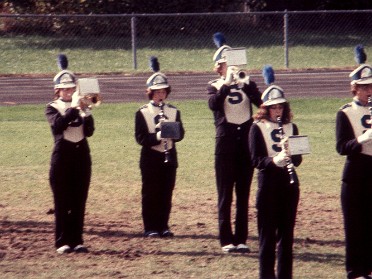 19771000a Boblenz School Band Marching Vicki Stevenson High School Sterling Heights Michigan