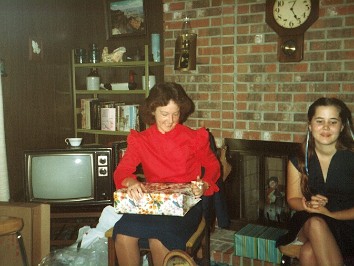 19820523b Bagnall Blair Boblenz Burnham Laponse Toland School College Graduation Vicki Party House Blackstone Sterling Heights Michigan