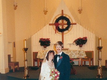 19840107a Boblenz Mantey Wedding Terri Joe Saint Marys Catholic Church Marion Ohio