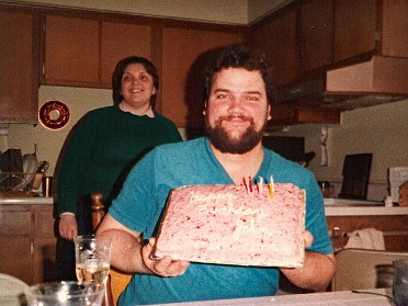 19840309a Burnham Birthday John Jr 23rd House Apartment Greenfield Royal Oak Michigan