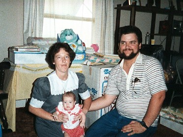 19850107a Burnham Newborn Baby Shower Vicki Dan House Marion Mount Gilead Road Marion Ohio