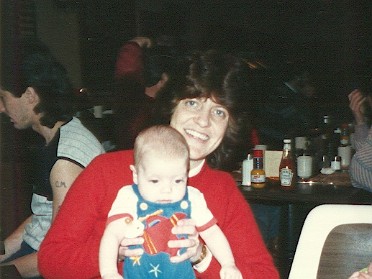 19850217b Burnham Mantey Visiting Dan House Park Place Condo Sterling Heights Michigan