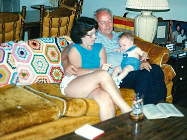 19850501b Burnham Visiting BBQ House Park Place Condo Sterling Heights Michigan