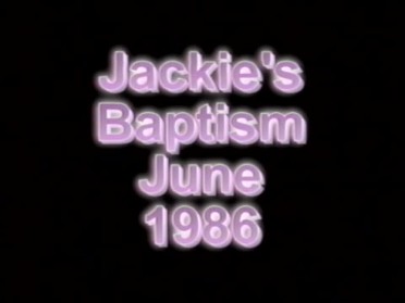 19860600a Mantey Church Baptism Jackie Saint Marys Catholic Church Marion Ohio
