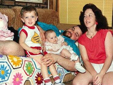 19870515a Burnham Visiting Irene John Sr House Mobile Home Laprairie Circle Macomb Michigan