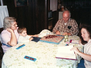 19871027a Burnham Birthday Irene 54th House Sanilac Road M46 Kingston Michigan