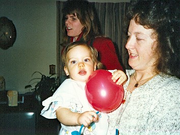 19880126a Burnham Birthday Jamie 1st House Park Place Condo Sterling Heights Michigan