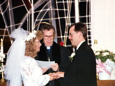 19911123e Blair Burnham Wedding Ceremony Tom Pam