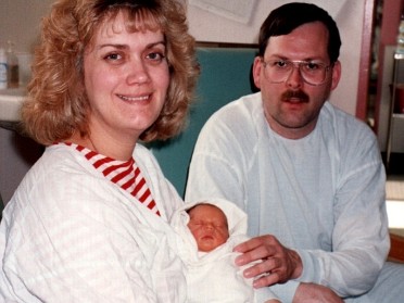 19940413a Blair Newborn Birthday Justin 0th At 0-8 Days Old