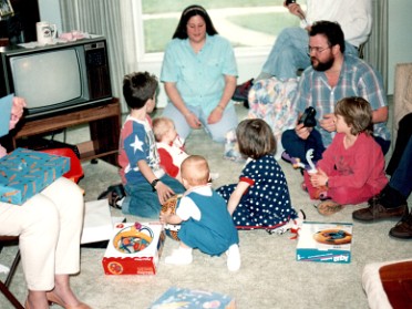 19950413b Blair Burnham Richardson Winters Birthday Justin 1st House San Diego Lathrup Village Michigan