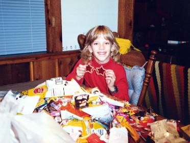 19951031a Blair Burnham Holiday Halloween House Mair Sterling Heights Michigan