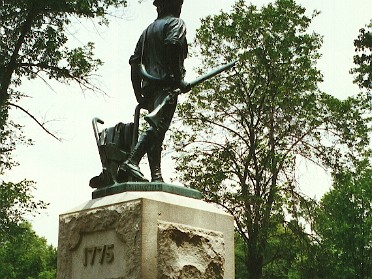 19960627a Burnham Trip USA Space Camp East Coast Minuteman Monument Massachusetts