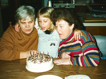 19971001a Burnham Birthdays Irene 64th Vicki 37th House Mair Sterling Heights Michigan
