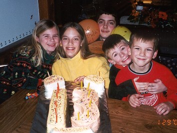 20000129a Burnham Birthday Party Jamie 13th House Mair Sterling Heights Michigan