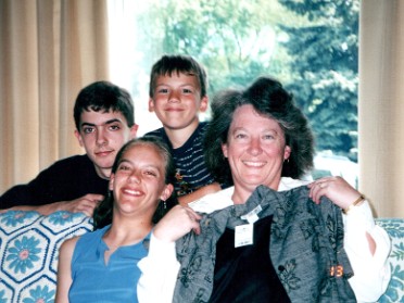 20010513a Blair Burnham Holiday Pets Mother's Day And Doggy Pix House San Diego Lathrup Village Michigan