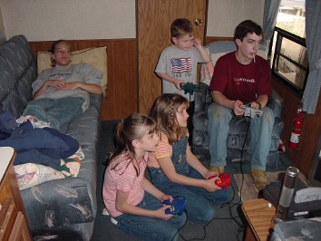 20010528a Burnham Roberts Trip Camping Church Memorial Day Morning Shots Michigan