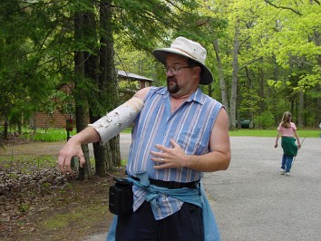 20010528c Burnham Roberts Trip Camping Church Memorial Day Hardwoods Trail Hike Michigan