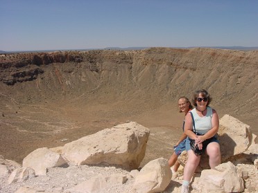 20010619a Burnham Trip Western US Meteor Crater Arizona