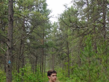 20010717a Burnham Trip Camping Father Son Hiking The Canada Creek Trail Michigan