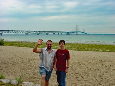 20010715 Burnham Trip Camping Father Son Michigan