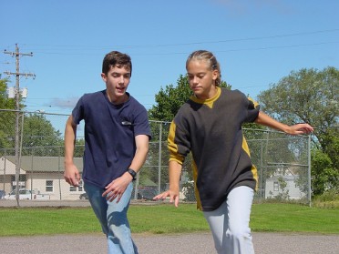 20010831c Burnham Trip Camping Upper Peninsula Basketball In Brimley Michigan