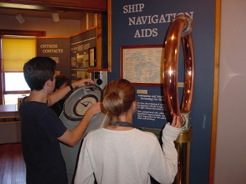 20010901b Burnham Trip Camping Upper Peninsula Point Iroquois Light Station Michigan