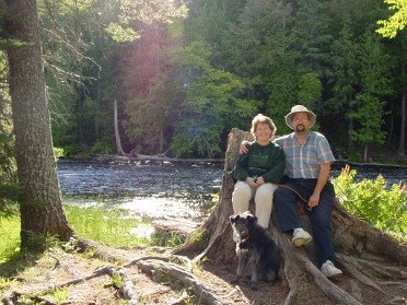 20010901c Burnham Trip Camping Upper Peninsula Lower Tahquamenon Falls Michigan