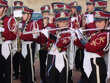 20010914a Burnham School Band Sports Jamie Football Game Marching