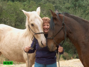 20011028b Cousin Gilda Rall With Horses