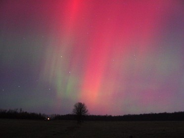 20011105 Burnham Trip Aurora Borealis Michigan