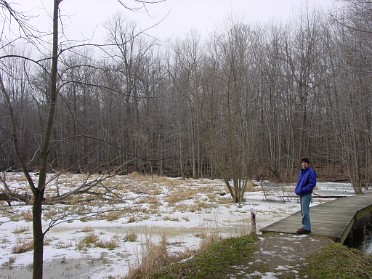 20020112a Burnham Trip Winter Hiking Michigan