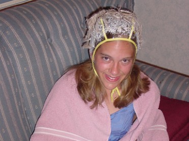 20020704a Burnham Hair Jamie Blonde Highlights House Mair Sterling Heights Michigan