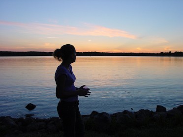 20020706b Burnham Trip Stony Creek Sunset Michigan