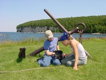20020708 Burnham Trip Camping Upper Peninsula Fayette State Historic Park Michigan