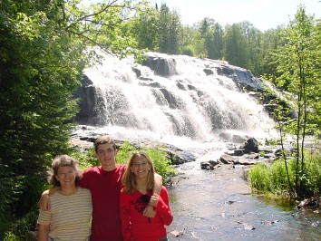 20020712 Burnham Trip Camping Upper Peninsula Other Area Waterfalls Michigan