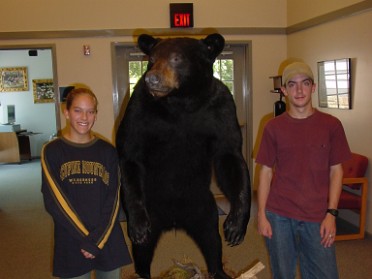 20020720a Burnham Trip Camping Upper Peninsula Bay City State Recreation Area Visitor Center And Woods Behind The Campsite Michigan