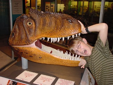 20030322a Burnham Mantey Trip Visiting Joel Hangin' At The Exhibit Museum Of Natural History Ann Arbor Michigan