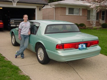 20030425a Burnham Vehicle Jamie First Car Mercury Cougar House Mair Sterling Heights Michigan