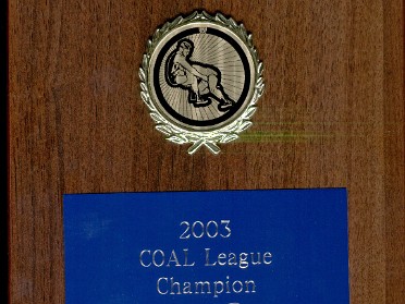 20030507a Mantey School Sports Wrestling Jacob Plaque