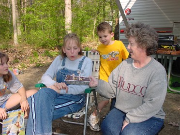 20030517c Burnham Roberts Trip Camping Birthdays Pinckney State Recreation Area Lewis Mary Michigan