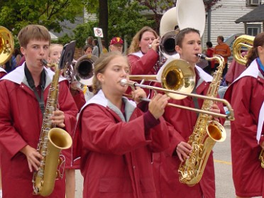 20030901a Boblenz Burnham School Band Parade Romeo Peach Festival
