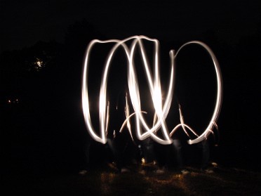 20030913e Burnham Roberts Trip Church Camping Holly State Recreation Area Moonrise Flashlight Fun