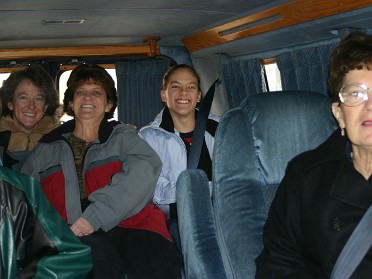 20031206a Boblenz Burnham Mantey Trip Holiday Christmas Saturday Shopping and Lunch Ohio