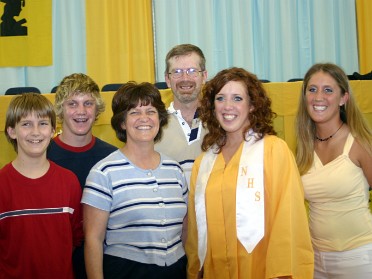 20040530b Boblenz Burnham Mantey Trip High School Graduation Jackie Ceremony 2 Ohio