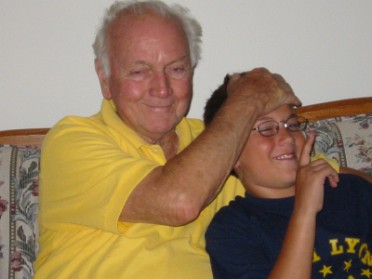 20040710b Blair Boblenz Burnham Mantey Birthday Party John Sr 74th