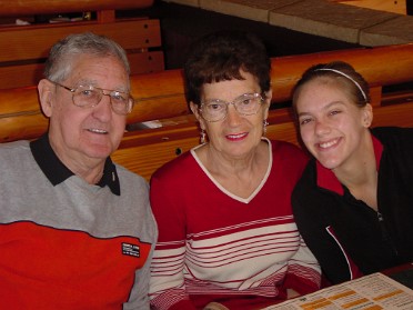 20060107a Boblenz Burnham Trip Visiting Lunch Smokey Bones Kissimmee Florida