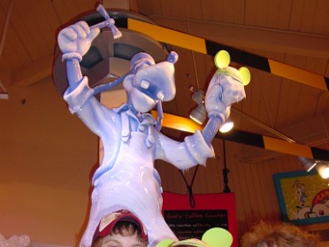 20060324b Boblenz Burnham Mantey Trip School Band Joel Visiting Downtown Disney Florida